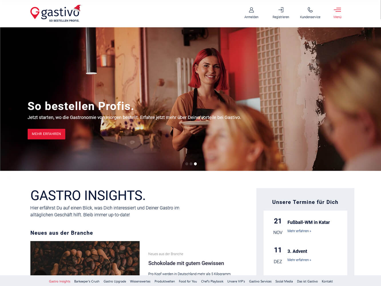  B2B Online Shop für die Gastro-Branche gastivo.de
